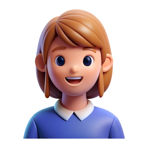 Teen girl woman avatar people icon character cartoon