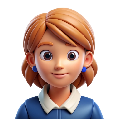 Teen girl woman avatar people icon character cartoon