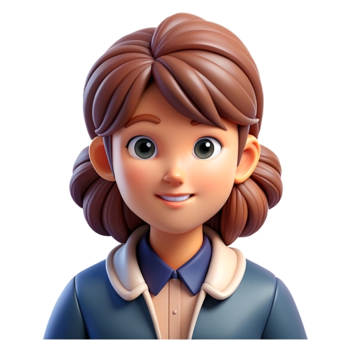 Teen girl woman avatar people icon character cartoon