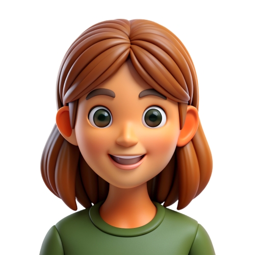 Teen girl woman avatar people icon character cartoon