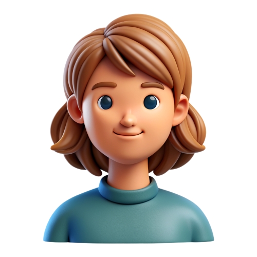 Teen girl woman avatar people icon character cartoon