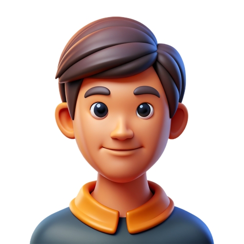 Teen man avatar people icon character cartoon