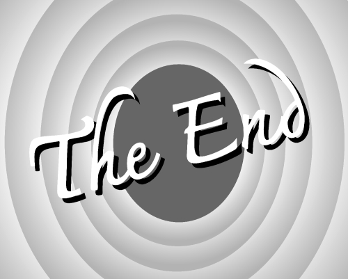 the end Movie ending screen