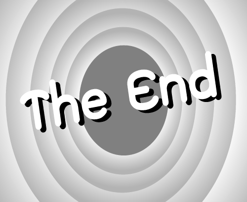 the end Movie ending screen