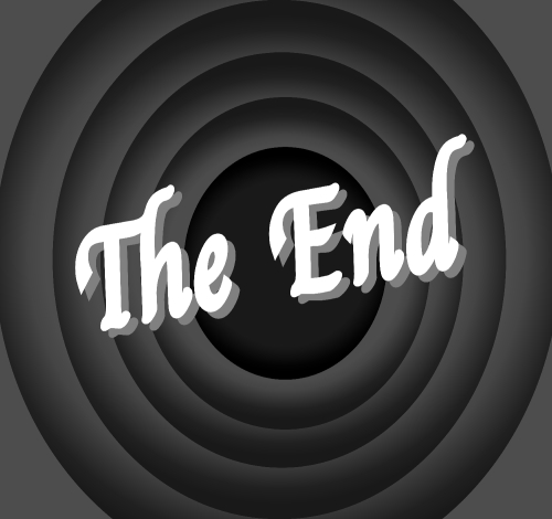 the end Movie ending screen