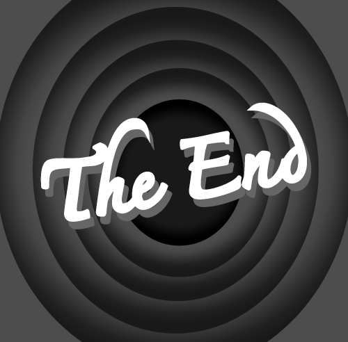 the end Movie ending screen