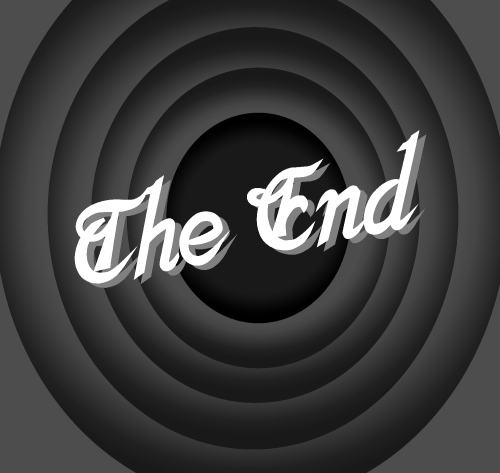 the end Movie ending screen