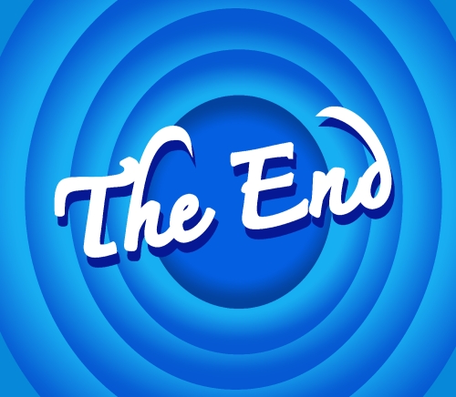 the end Movie ending screen