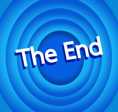 the end Movie ending screen