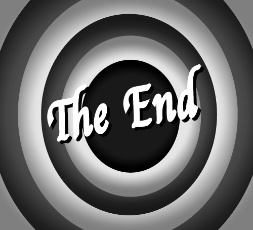 the end Movie ending screen