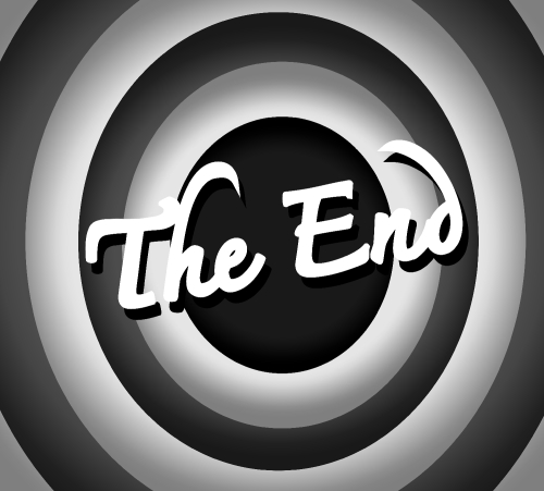 the end Movie ending screen
