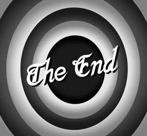 the end Movie ending screen