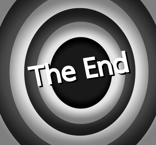 the end Movie ending screen