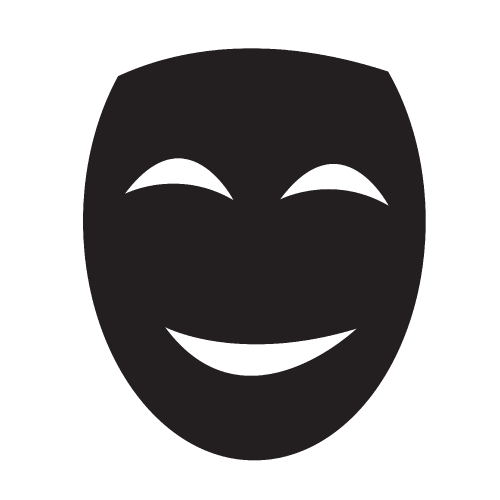 Theater mask icon