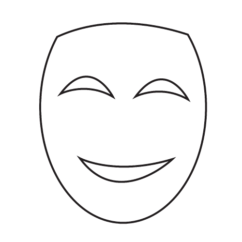 Theater mask icon