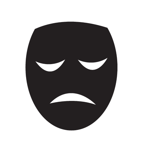 Theater mask icon