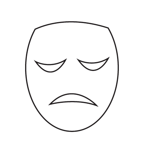 Theater mask icon