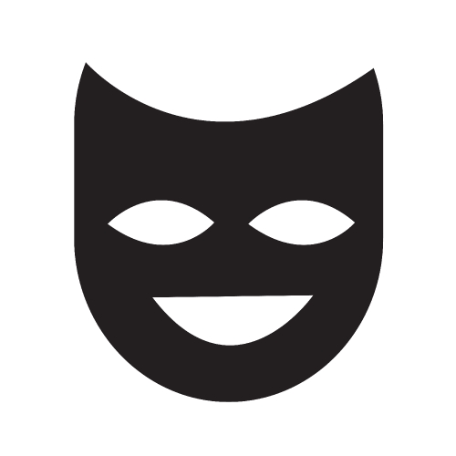 Theater mask icon