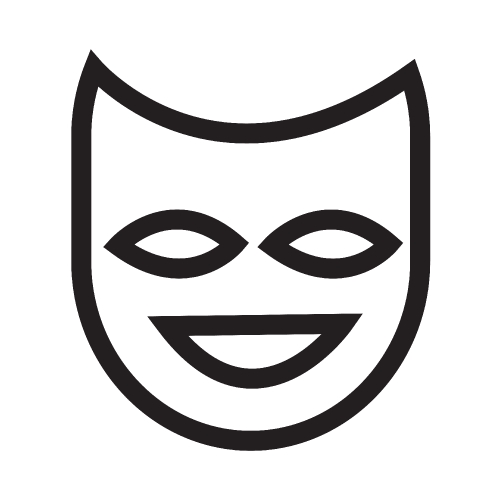 Theater mask icon