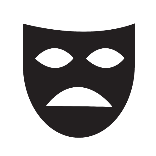 Theater mask icon