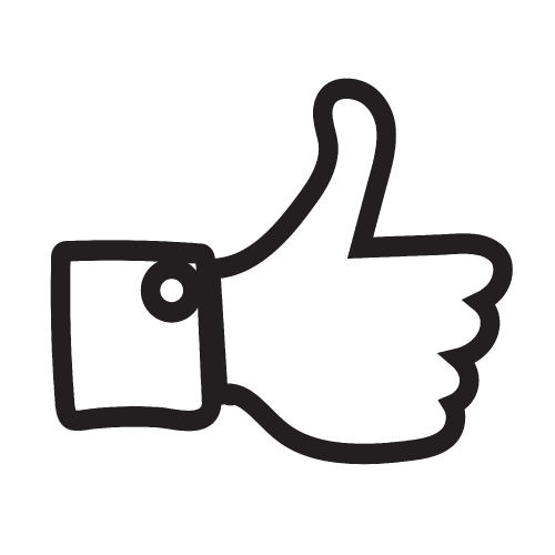 Thumbs up icon ,  Like icon , dislike icon 