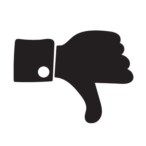 Thumbs up icon ,  Like icon , dislike icon 