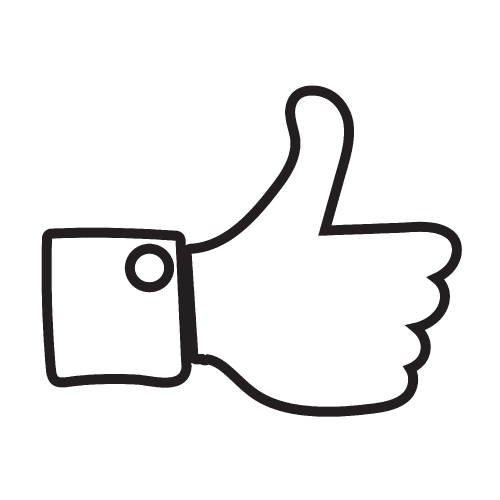 Thumbs up icon ,  Like icon , dislike icon 