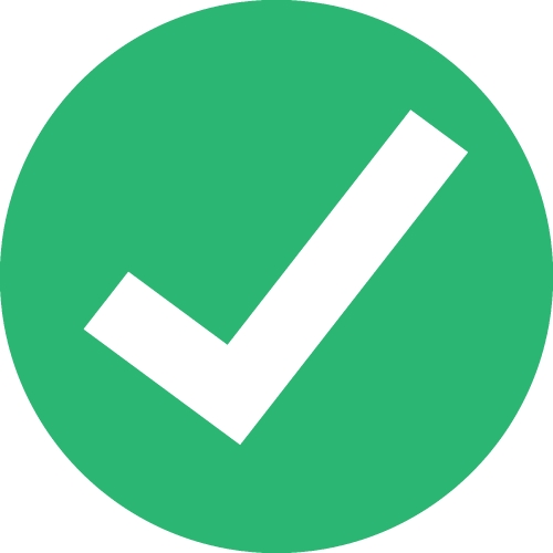 Tick Check Mark Icon sign symbol design