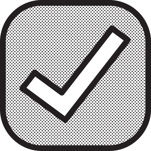 Tick Check Mark Icon sign symbol design