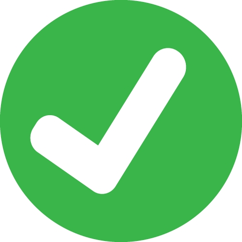 Tick Check Mark Icon sign symbol design