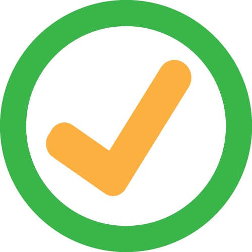 Tick Check Mark Icon sign symbol design