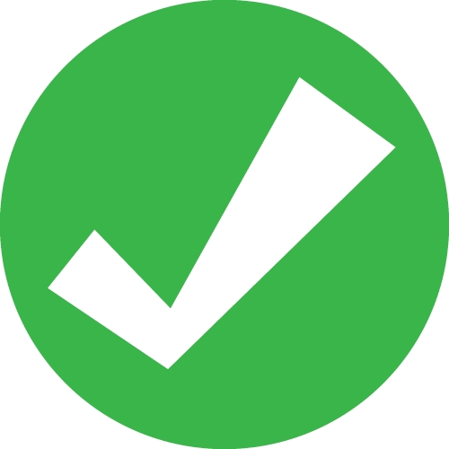 Tick Check Mark Icon sign symbol design