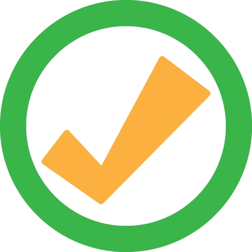 Tick Check Mark Icon sign symbol design