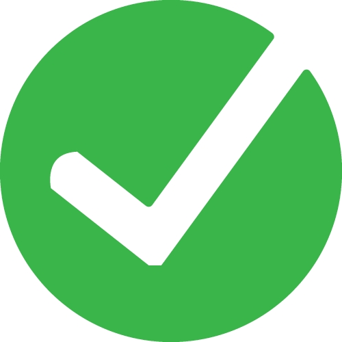 Tick Check Mark Icon sign symbol design