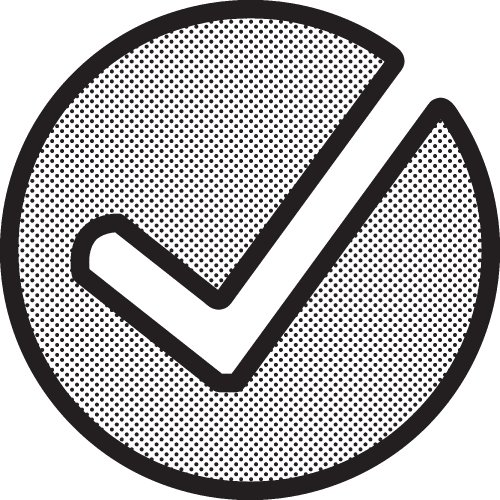 Tick Check Mark Icon sign symbol design