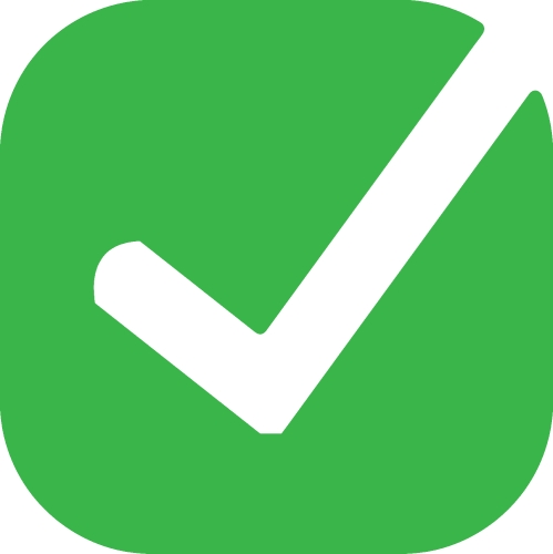 Tick Check Mark Icon sign symbol design