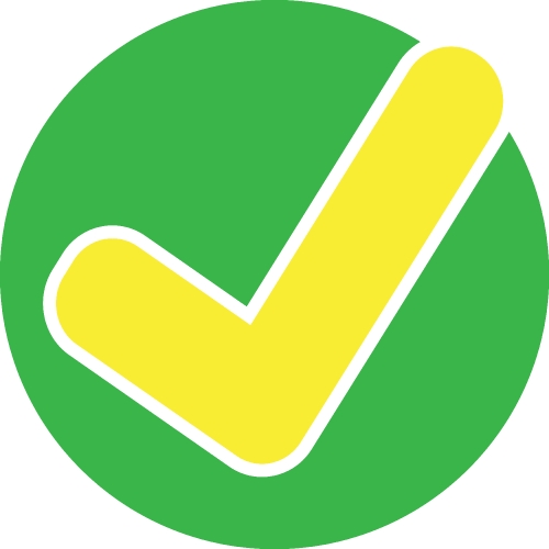 Tick Check Mark Icon sign symbol design