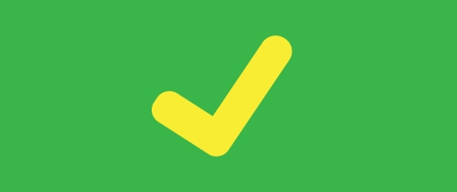 Tick Check Mark Icon sign symbol design