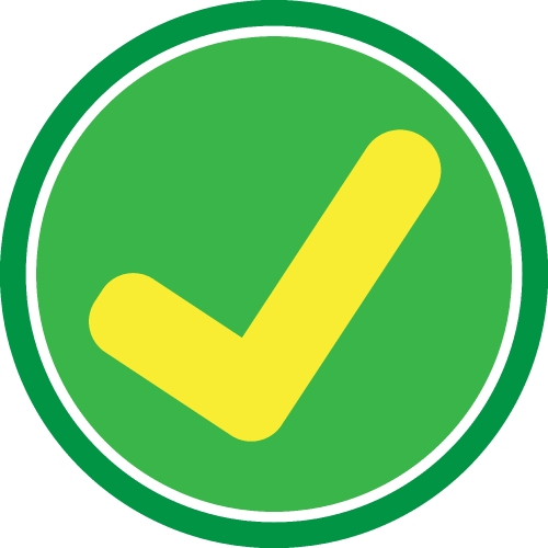 Tick Check Mark Icon sign symbol design