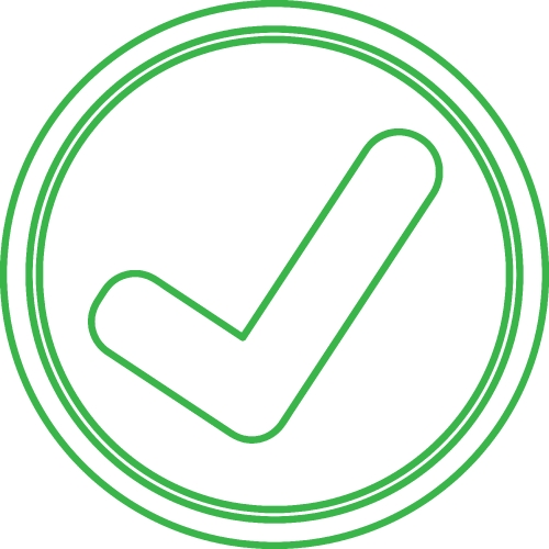 Tick Check Mark Icon sign symbol design