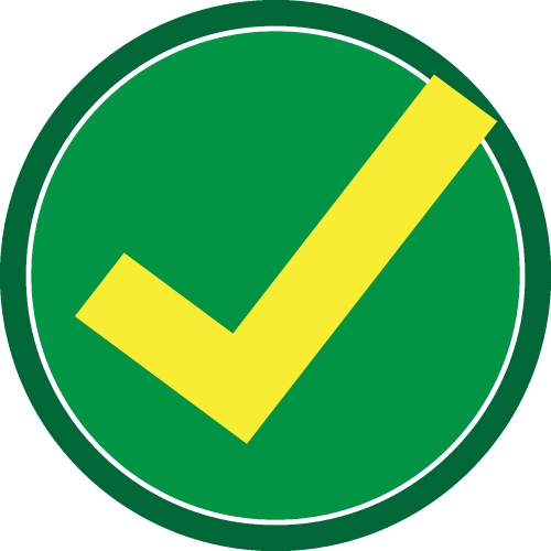 Tick Check Mark Icon sign symbol design