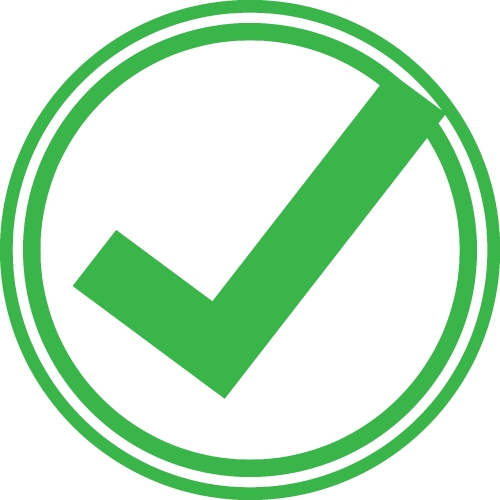 Tick Check Mark Icon sign symbol design