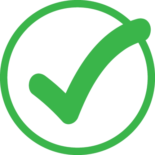 Tick icon accept approve sign design