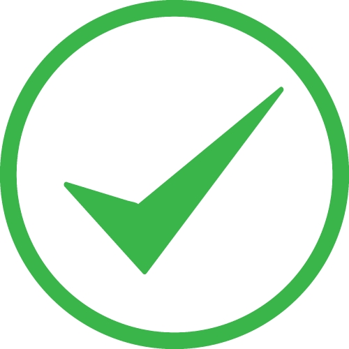 Tick icon accept approve sign design