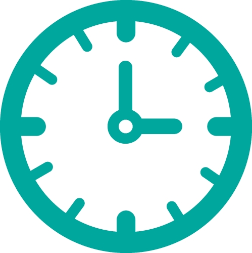 Time Clock icon sign design