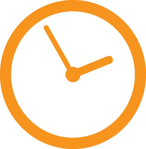 Time Clock icon sign design