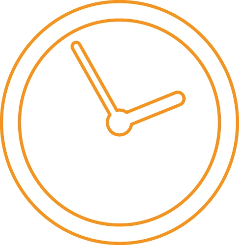 Time Clock icon sign design