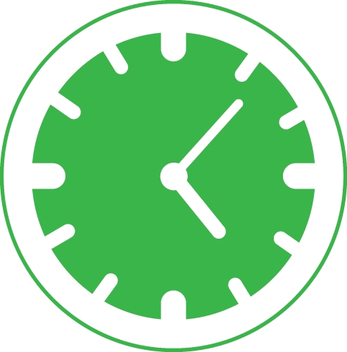 Time Clock icon sign design