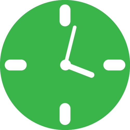 Time Clock icon sign design