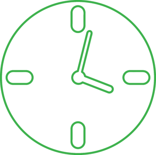 Time Clock icon sign design